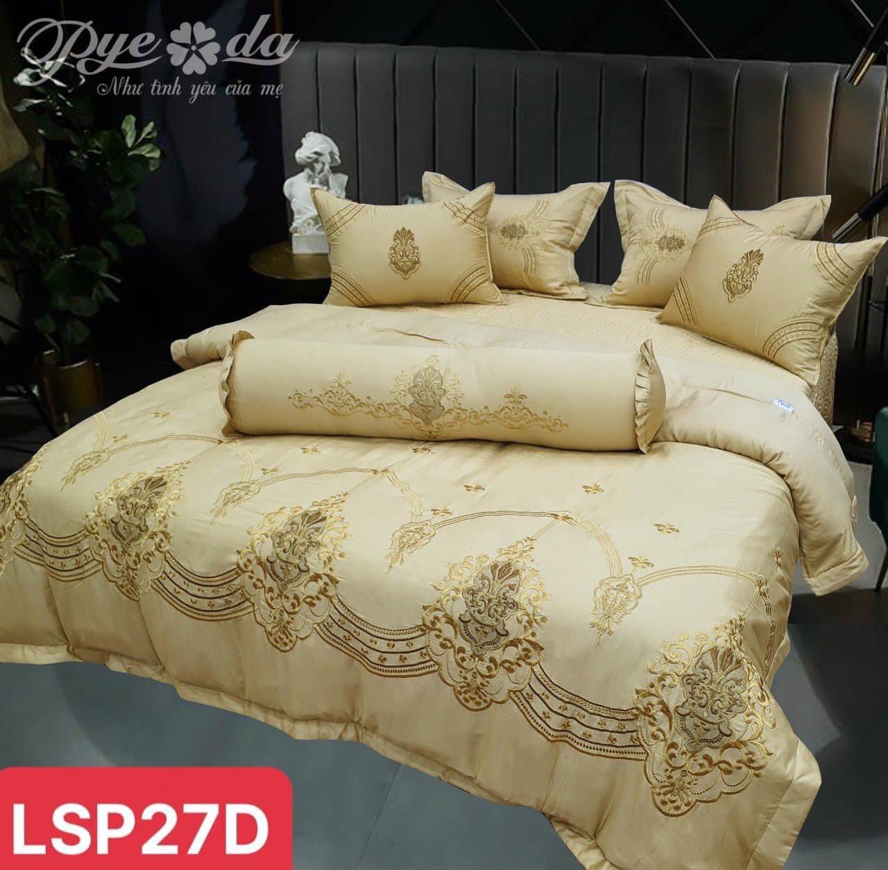 Bộ Ra Phủ chần thêu Tencel Pyeoda 120S - Ảnh 11