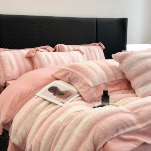 Set ga gối lông hồ ly