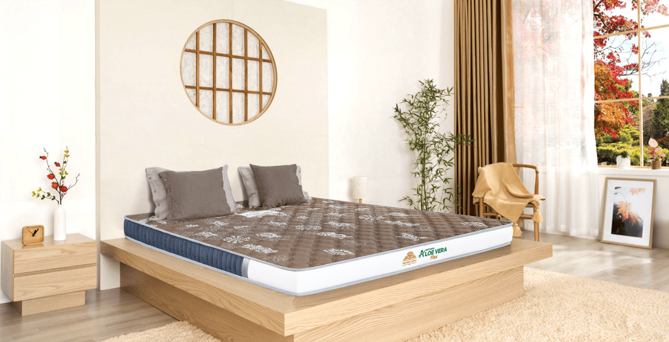 NỆM CAO SU TỔNG HỢP ALOE VERA FLEX - Ảnh 3