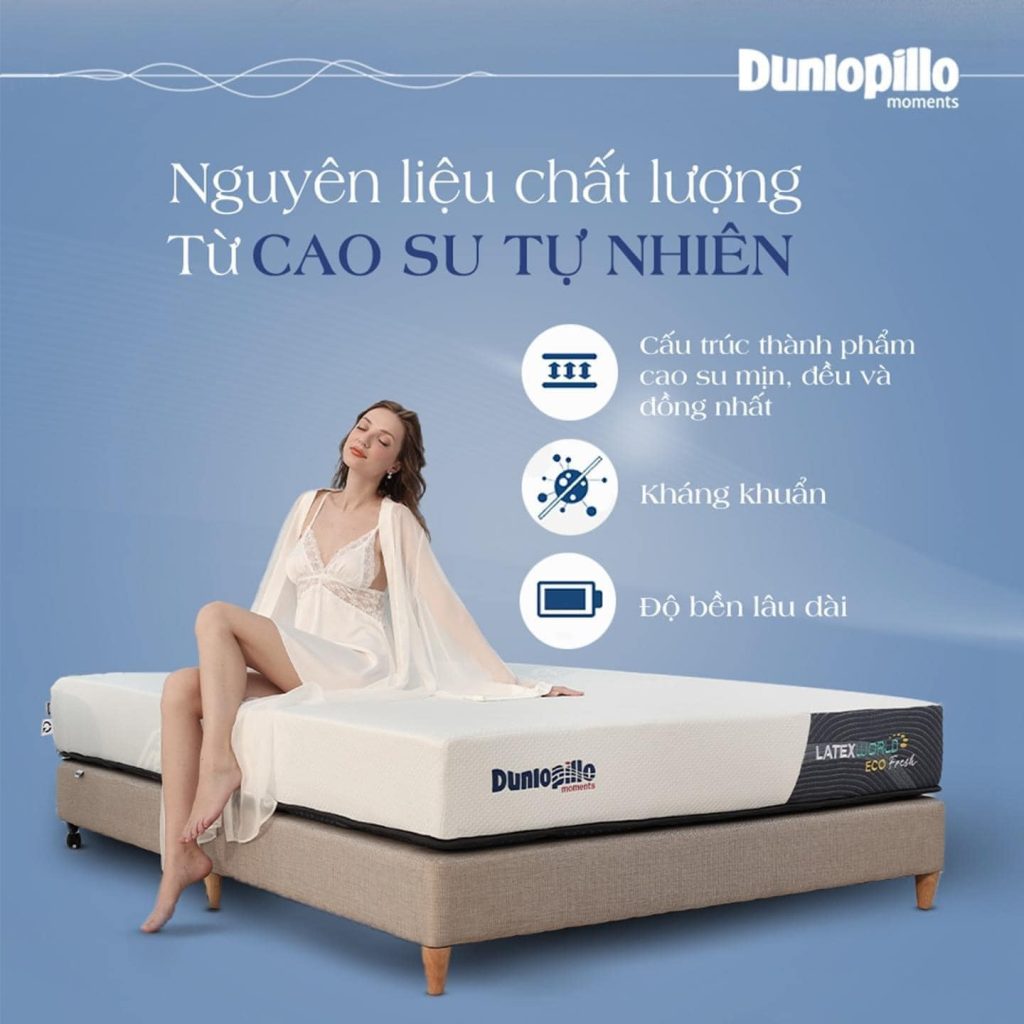 Trải Nghiệm Giấc Ngủ Tuyệt Vời Với Nệm Cao Su Thiên Nhiên Dunlopillo - Đệm Tự Nhiên, Giấc Ngủ Êm Dịu