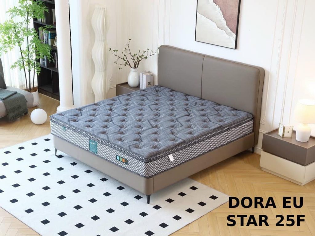 Tận Hưởng Giấc Ngủ Hoàn Hảo với Đệm Lò Xo Túi Nhập Khẩu Dora Eu Star 25F