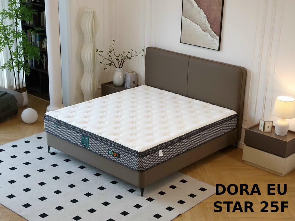 Tận Hưởng Giấc Ngủ Hoàn Hảo với Đệm Lò Xo Túi Nhập Khẩu Dora Eu Star 25F
