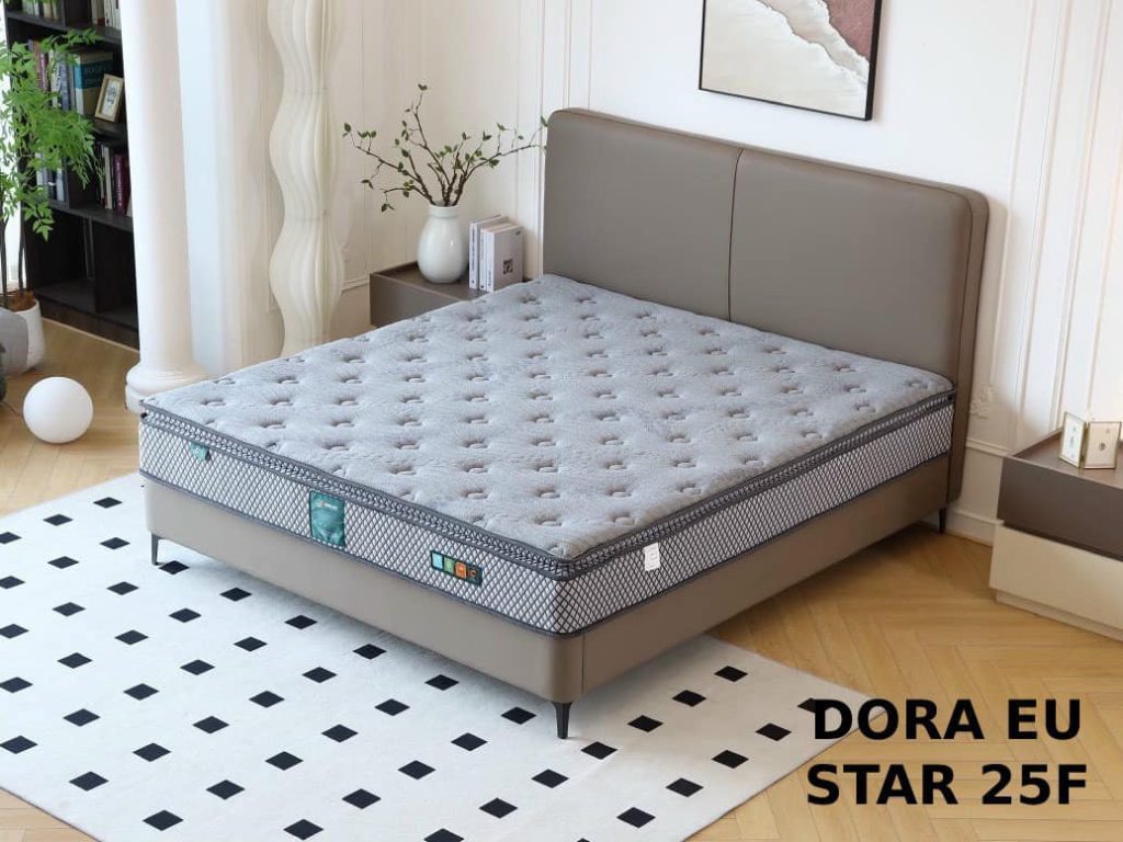 Tận Hưởng Giấc Ngủ Hoàn Hảo với Đệm Lò Xo Túi Nhập Khẩu Dora Eu Star 25F