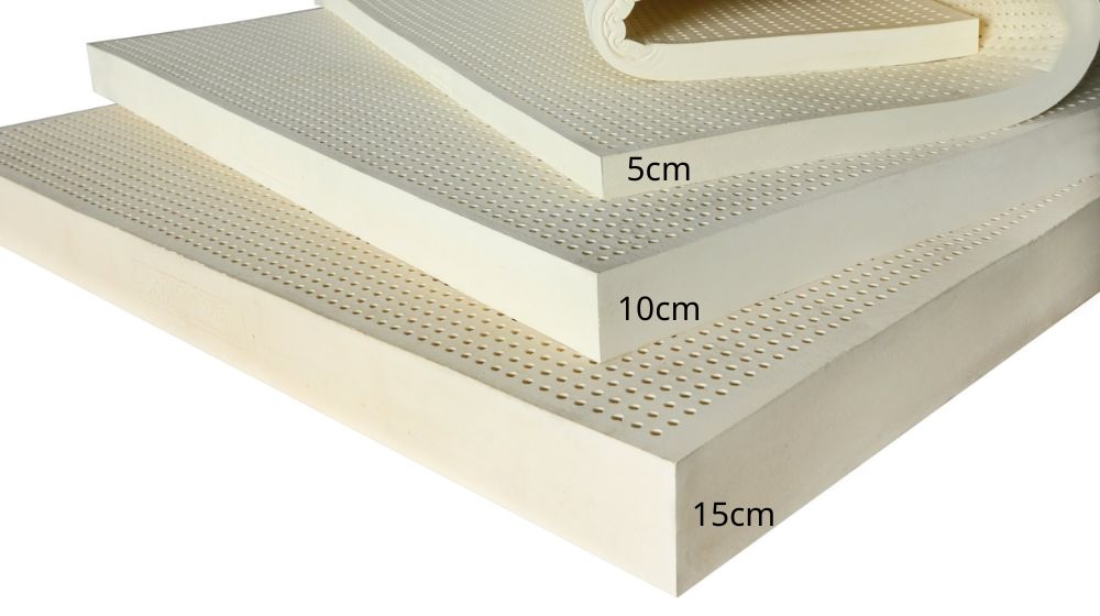 Mua Nệm Cao Su 10cm Hay 15cm Tốt Hơn?
