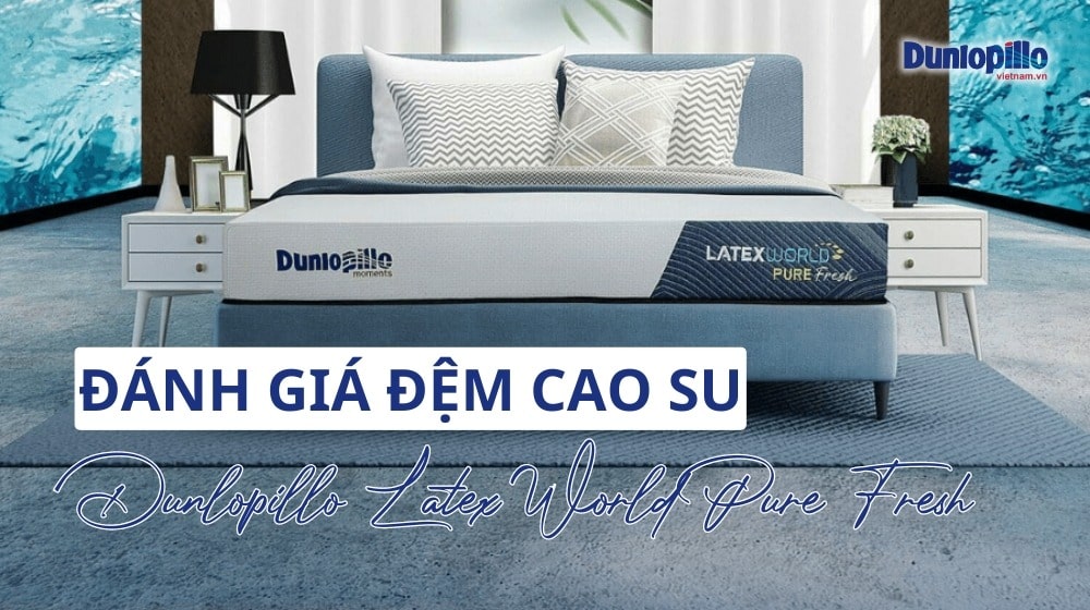 Đánh Giá Đệm Cao Su Dunlopillo Latex World Pure Fresh