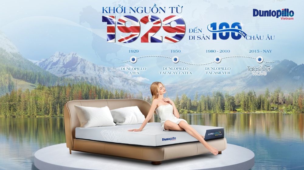 Công Nghệ Cao Su Dunlopillo: Đột Phá Di Sản 100 Năm