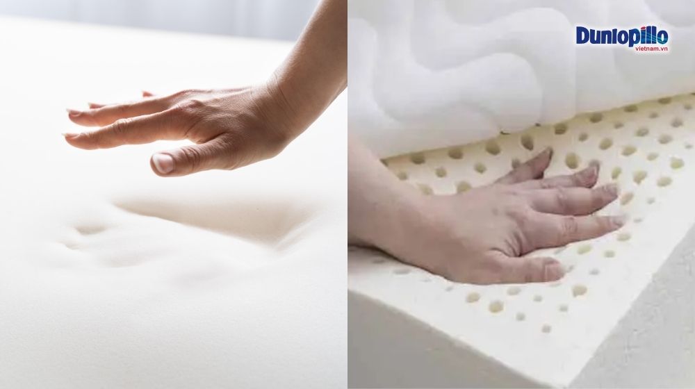 So Sánh Nệm Cao Su Non Với Nệm Cao Su Thiên Nhiên